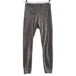 VARLEY Women Lets Move High Rise Leggings Sz XS Gray Camo Athleisure Gym 22-15